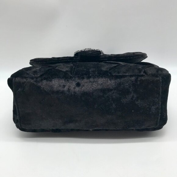 Sam Edelman Black Velvet Handbag - Picture 5 of 12